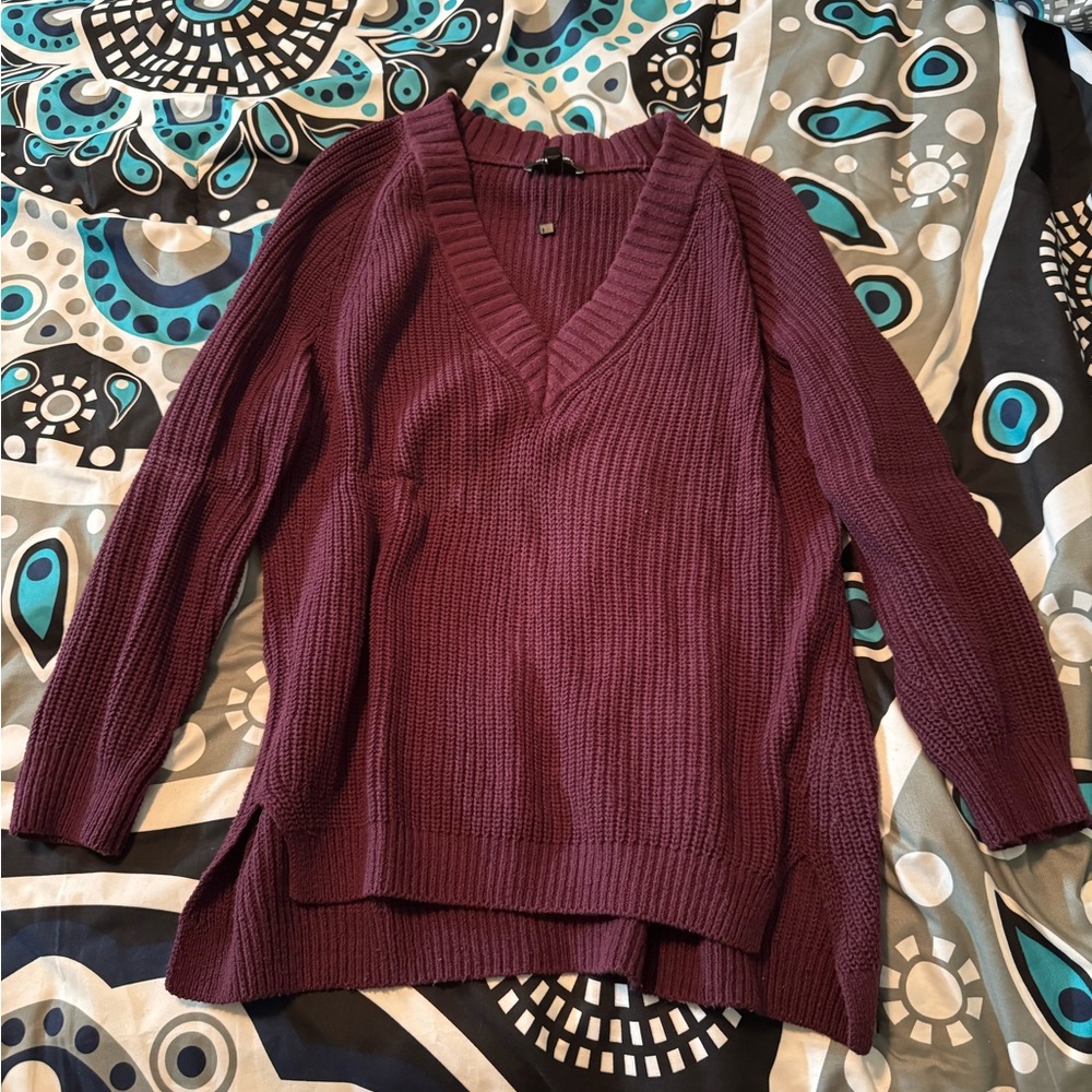 Express high low oversized fit sweater